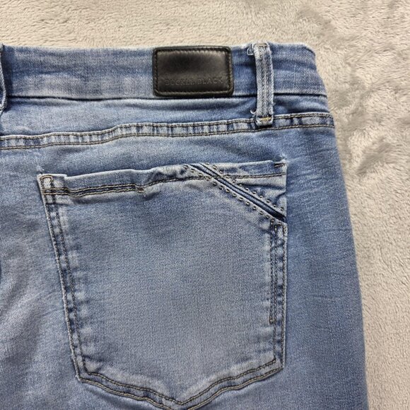 Buckle Black Jeans Womens 34x30 Light Wash Skinny Fit No. 53 Stretch Blue Denim - Picture 4 of 10